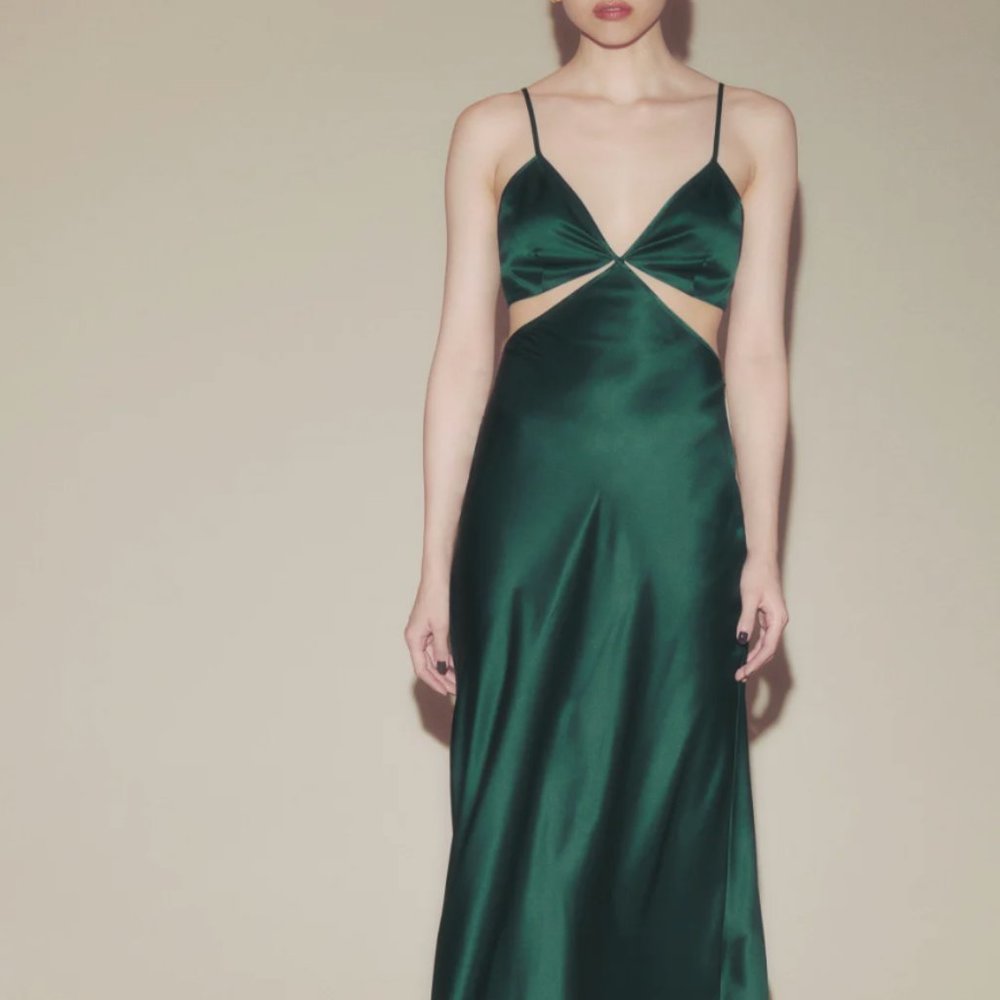 Reformation Poppies Silk Dress Size 6